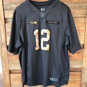 ✨NWOT Seahawks Official Salute to Service Jersey✨